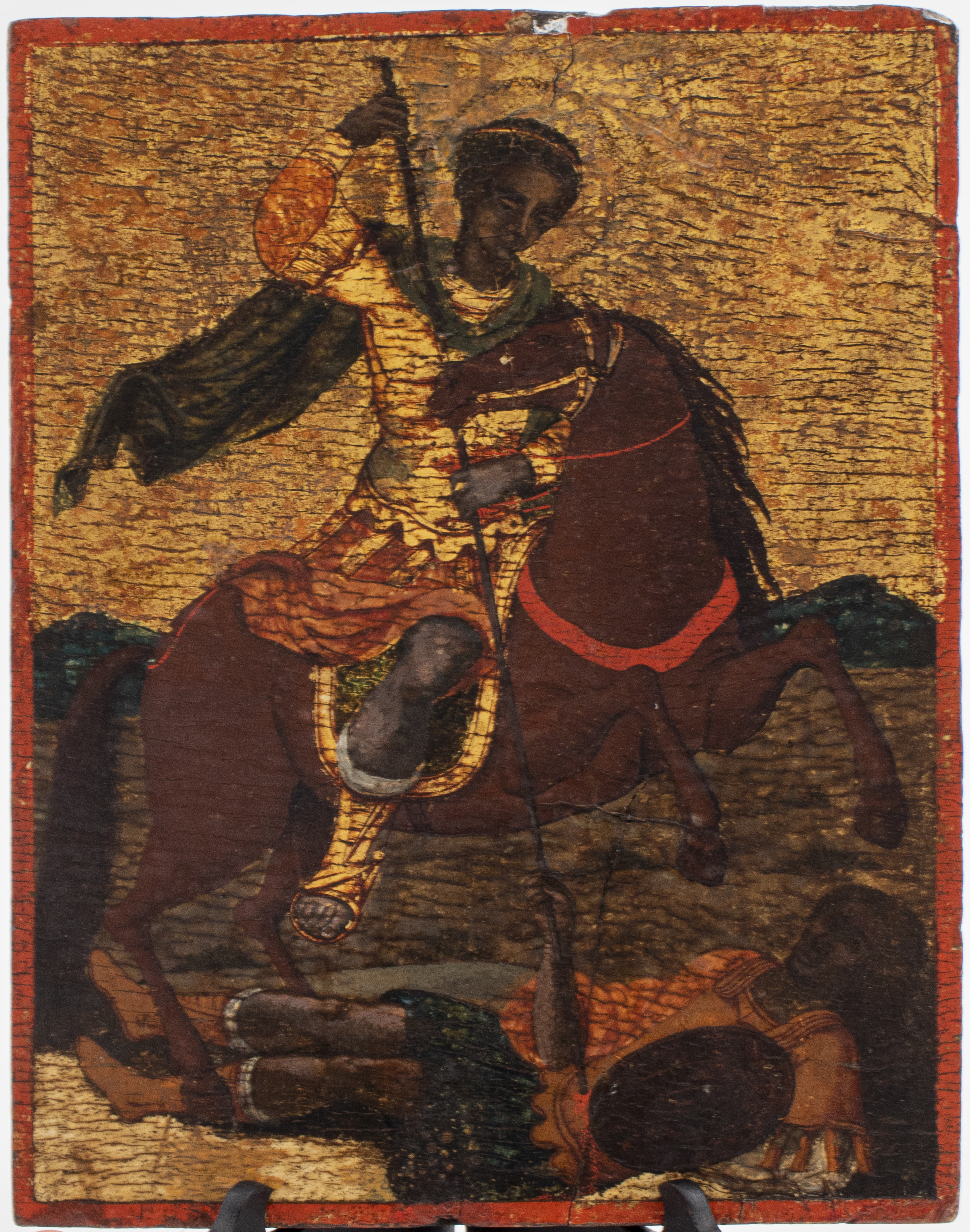 ANTIQUE GREEK ICON "SAINT