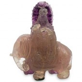 ANTIQUE GUAN YIN CARVED AMETHY
