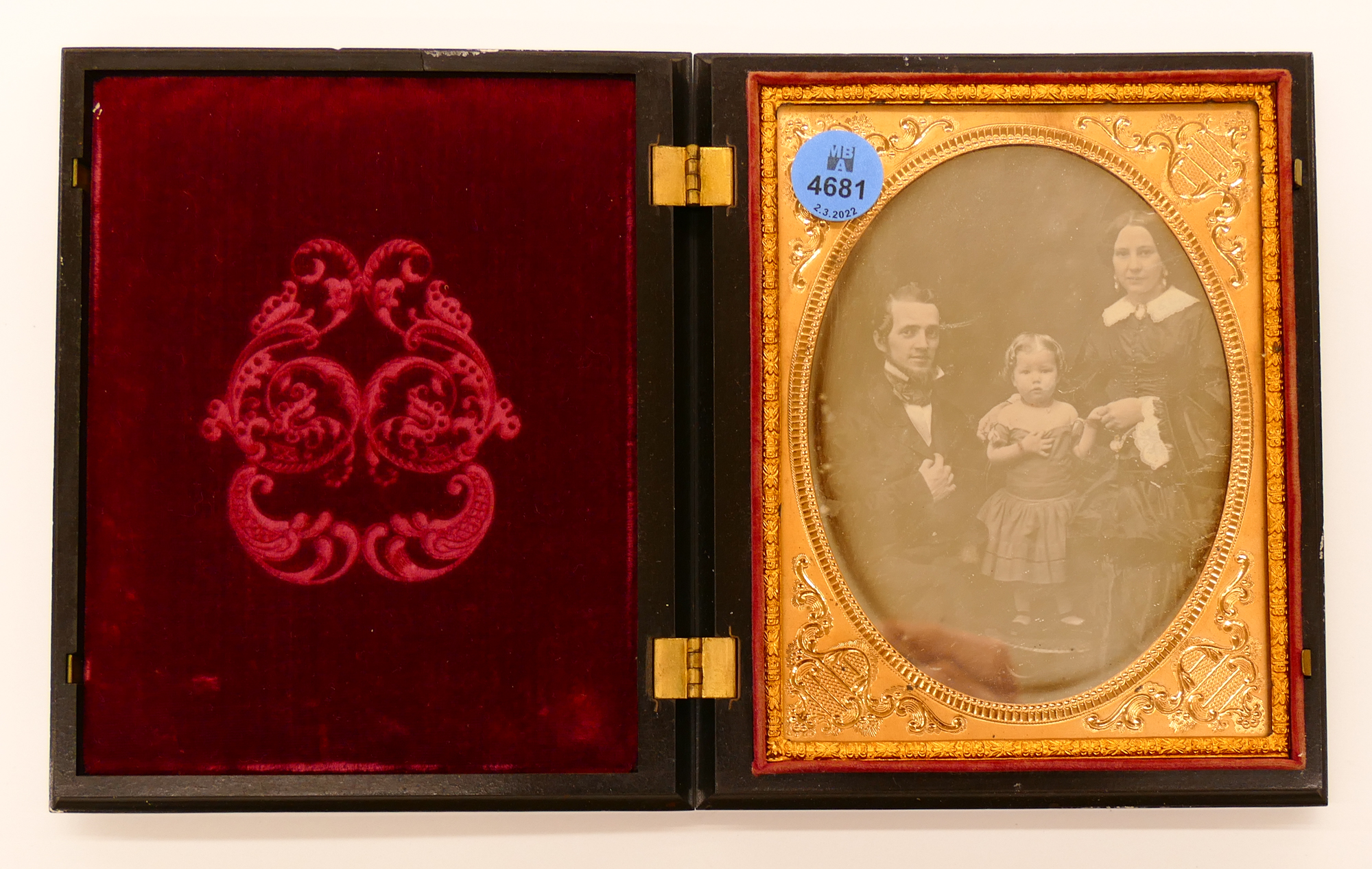 Antique Half Plate Daguerreotype