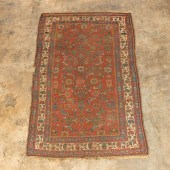 ANTIQUE HAMADAN CARPET, 6'1" X
