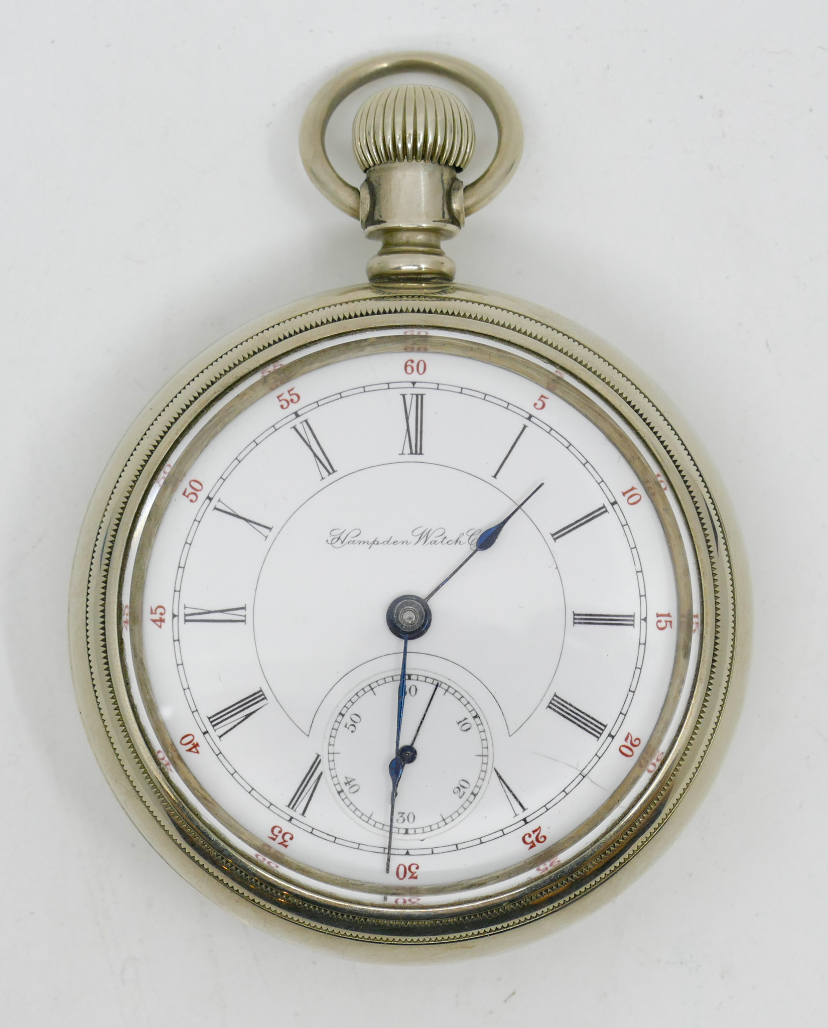 Antique Hampden 17 Jewel Pocket