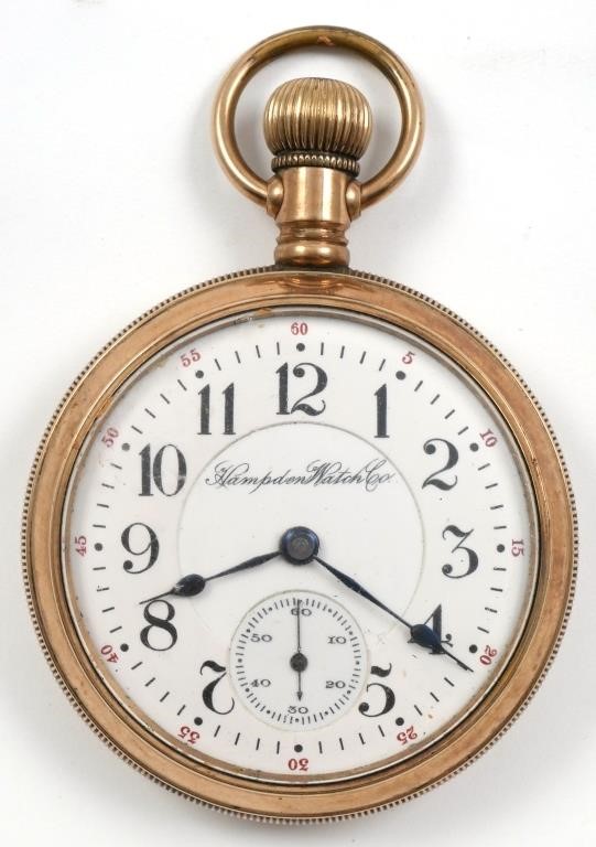 ANTIQUE HAMPDEN DUEBER WATCH CO