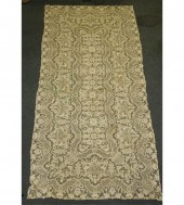 Antique hand crocheted lace ta