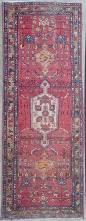 ANTIQUE HAND KNOTTED ORIENTAL