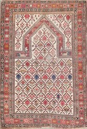 ANTIQUE HAND KNOTTED ORIENTAL