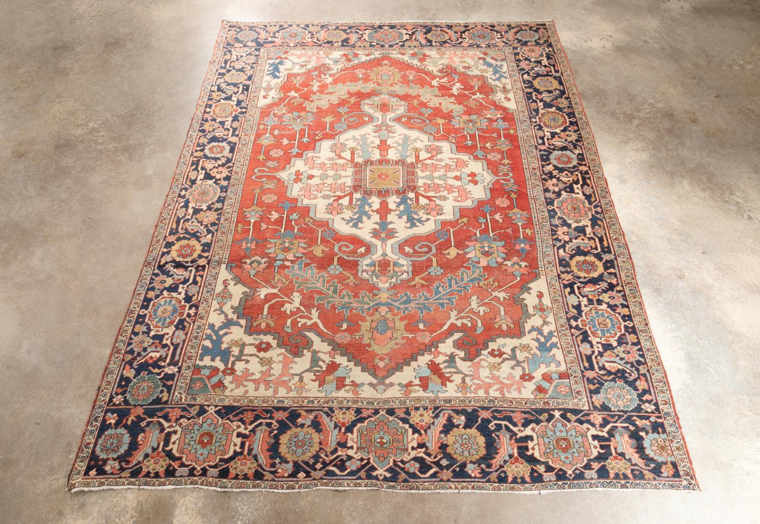 ANTIQUE HAND KNOTTED PERSIAN