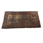 ANTIQUE HAND KNOTTED RUG / CAR