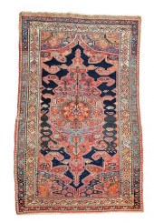 ANTIQUE HAND KNOTTED WOOL NORT