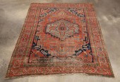 ANTIQUE HAND KNOTTED WOOL PERS