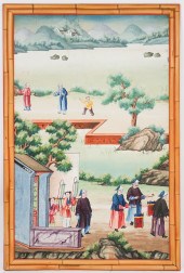 ANTIQUE HAND-PAINTED CHINESE L