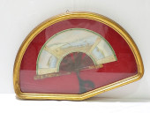 ANTIQUE HAND PAINTED FAN SHADO