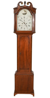ANTIQUE HAND PAINTED GRANDFATH