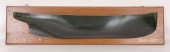 ANTIQUE HAND PAINTED HALF HULL