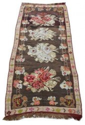 ANTIQUE HAND-TIED TURKISH KILI