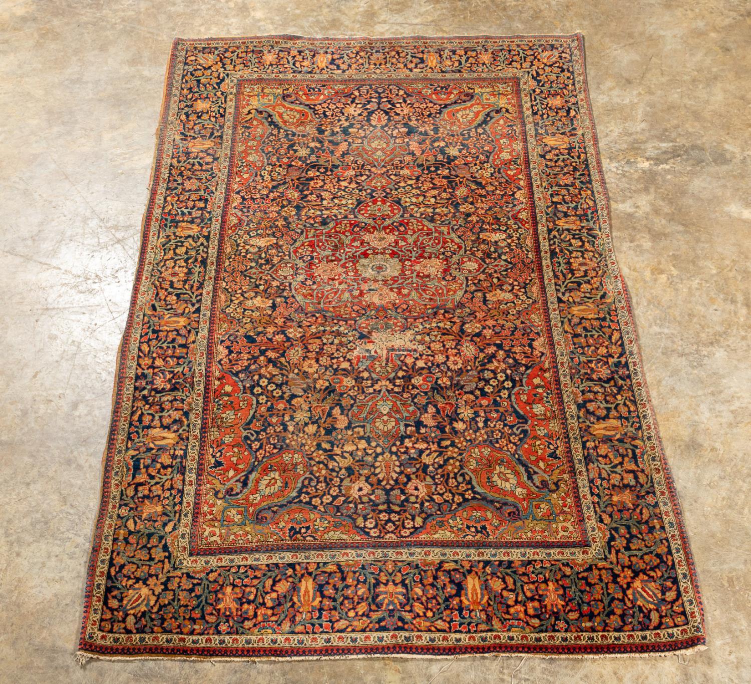 ANTIQUE HAND-WOVEN FERAGHAN