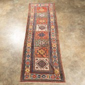 ANTIQUE HAND-WOVEN KAZAK RUNNE