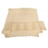 ANTIQUE HANDMADE CROCHET EMBRO