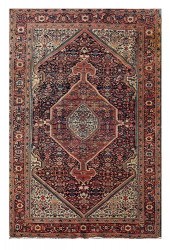 ANTIQUE HANDMADE PERSIAN CARPE