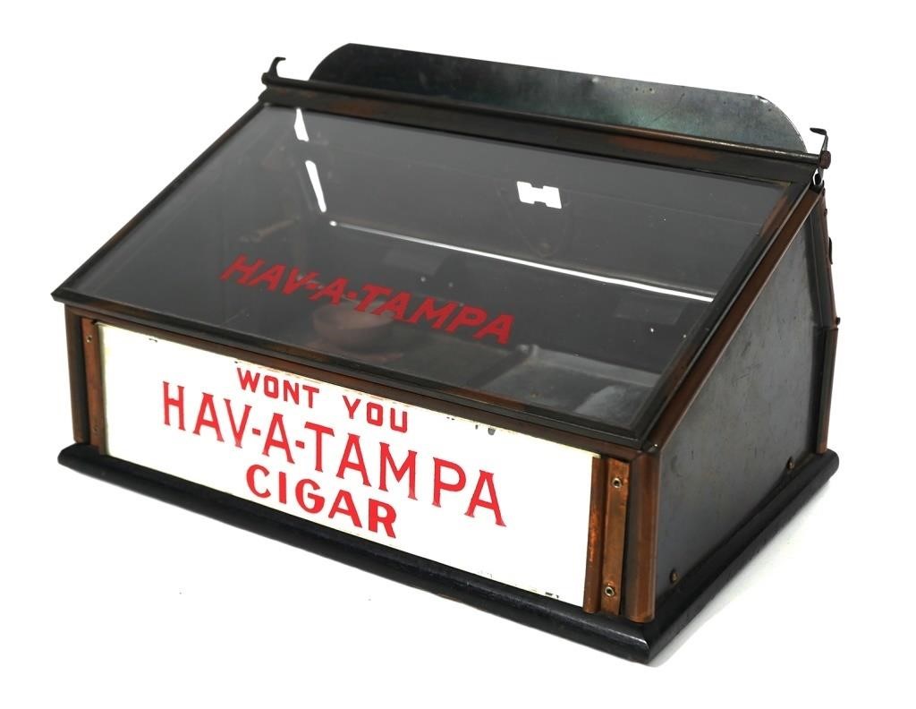 ANTIQUE HAV-A-TAMPA CIGAR COUNTER