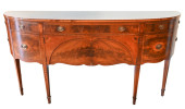 ANTIQUE HEPPLEWHITE CARVED SAT