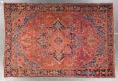 Antique Herez rug Persia circa