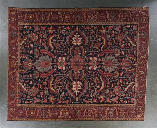 Antique Herez rug Persia circa 1910
