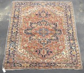 ANTIQUE HERIZ ROOM SIZE RUG. A