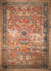 ANTIQUE HERIZ RUGAntique Heriz