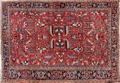 ANTIQUE HERIZ WOOL CARPET, CIR