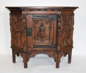 ANTIQUE HIGHLY CARVED GOTHIC S