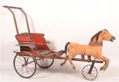 ANTIQUE HORSE DRAWN CHILD'S CA