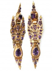 ANTIQUE IBERIAN AMETHYST & 14K