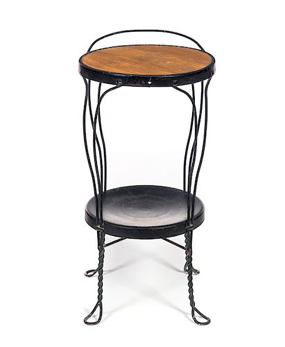 ANTIQUE ICE CREAM PARLOR BAR