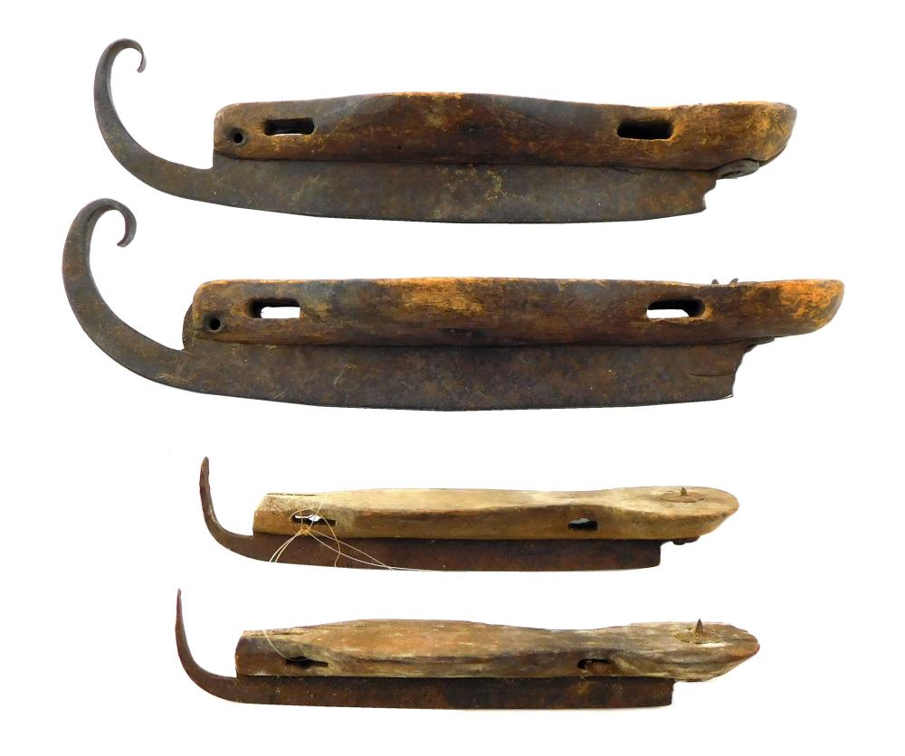ANTIQUE ICE SKATES, INCLUDING: