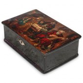 ANTIQUE IMPERIAL RUSSIAN LACQU
