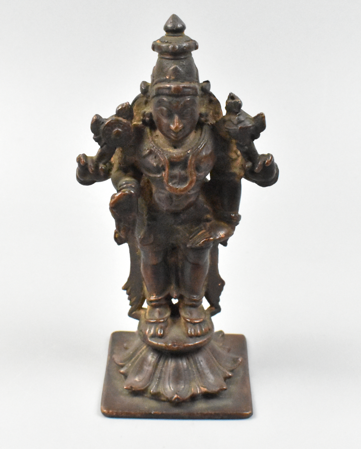 ANTIQUE INDIAN BRONZE CAST DIETY