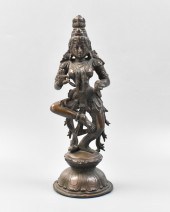 ANTIQUE INDIAN BRONZE SHIVA ST