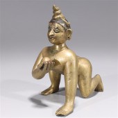 Antique Indian bronze statue o
