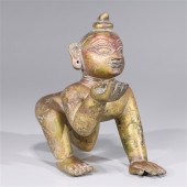 Antique Indian bronze statue o