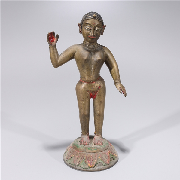 Antique Indian, circa 1900, brass