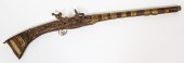 ANTIQUE INDIAN FLINTLOCK RIFLE