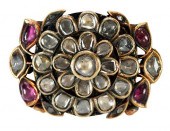 ANTIQUE INDIAN GEMSTONE AND EN