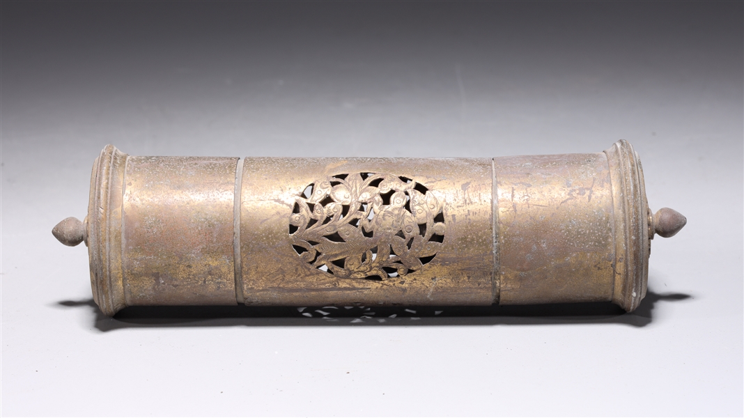 Antique Indian gilt metal covered