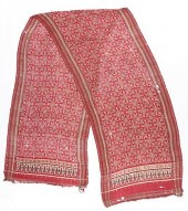 ANTIQUE INDIAN PATOLA SILK IKA