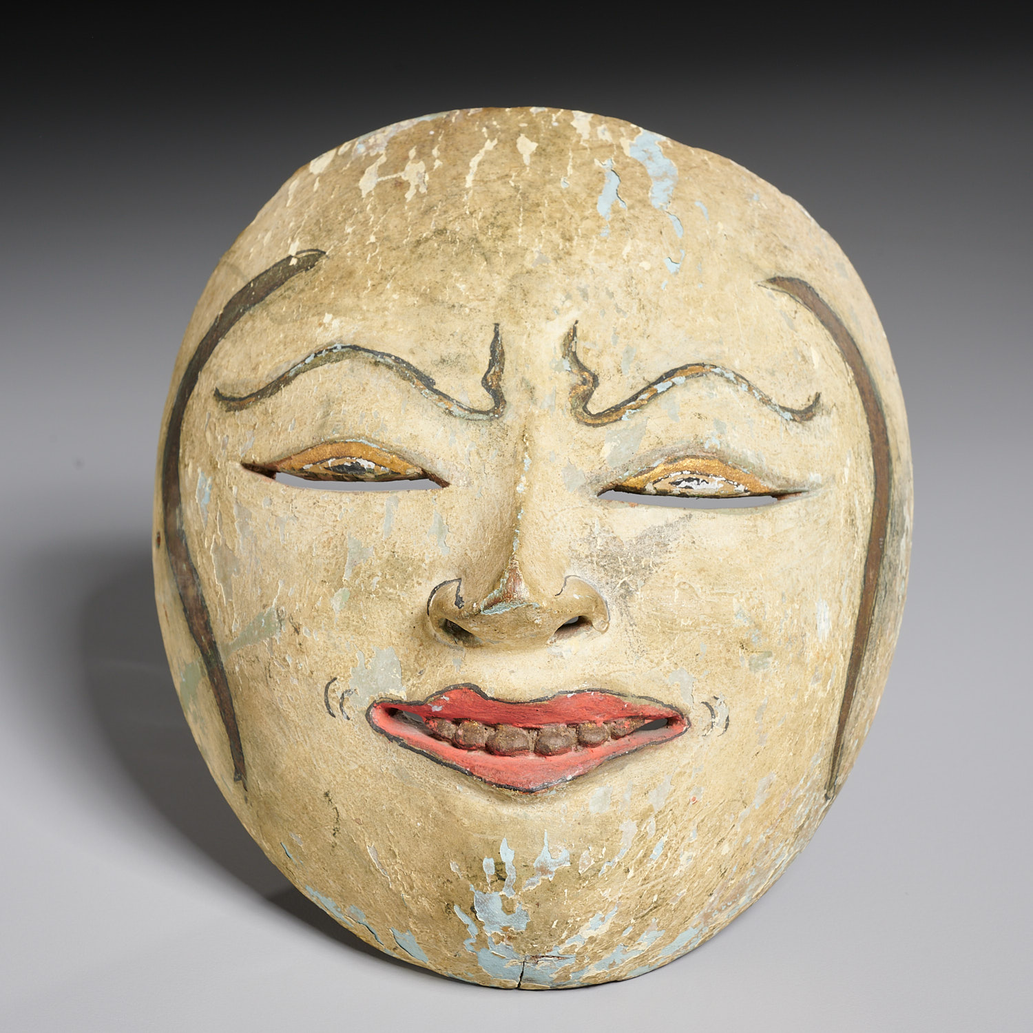 ANTIQUE INDONESIAN PAINTED TOPENG