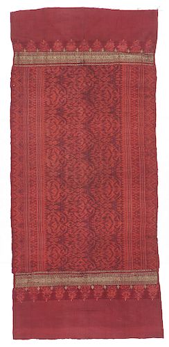 ANTIQUE INDONESIAN SILK IKAT WITH