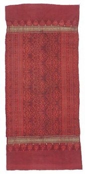 ANTIQUE INDONESIAN SILK IKAT W