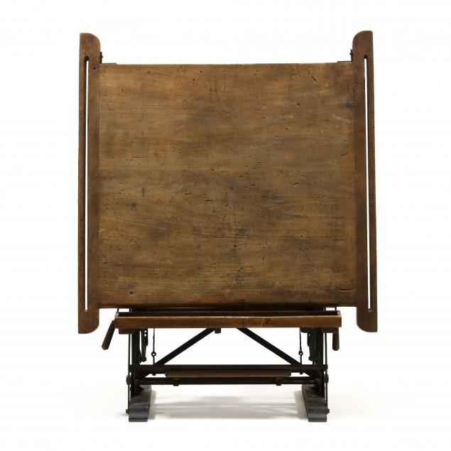 ANTIQUE INDUSTRIAL DRAFTING TABLE