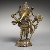 ANTIQUE INLAID COPPER ALLOY FI