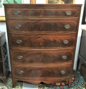 ANTIQUE INLAID HEPPLEWHITE MAH